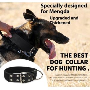 Collar de perro grande y mediano sostenible, duradero, resistente al agua para Pitbulls Golden Retrievers, cinta táctica de poliéster hecha - Product Image 2