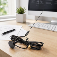Antenne à ventouse 4G LTE GSM à gain élevé 690-2700 MHz avec câble RG174 de 3 m, connecteur SMA mâle, support magnétique pour routeur industriel