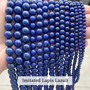 Di alta qualità 4-12mm naturale fiamma perle di pietra naturale Yooperlite rotonde perle sciolte per collana bracciale
