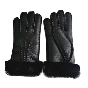 <span class=keywords><strong>Gants</strong></span> d'hiver classiques en laine de mouton pour <span class=keywords><strong>homme</strong></span>, fabriqués en usine, mode classique, mérinos, chauds, pour le cyclisme - Product Image 5