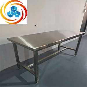 Mesa de Trabajo de Acero Inoxidable 304 de Venta Caliente con Altura Ajustable para Uso en Oficina en Casa y Laboratorio, Diseño Contemporáneo - Product Image 1