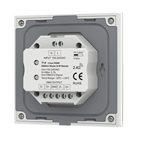 Skydance T14 100-240vac 4 zones DMX512 télécommande principale pour maison intelligente pour le contrôle de l'éclairage RGB RGBW LED light