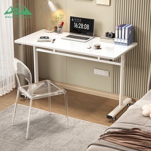 Scrivania per computer moderna e minimalista Wayon, tavolo da <span class=keywords><strong>studio</strong></span> con struttura in acciaio stabile per ufficio domestico e camera da letto degli studenti - Product Image 3