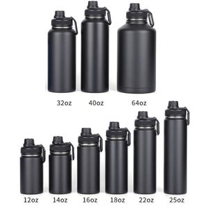Botella de Agua Aislada de 32 oz, Termo Grande de Metal, Botella de Agua de Acero Inoxidable, Taza Portátil para Deportes, Viajes, Adultos y Campamento - Product Image 3