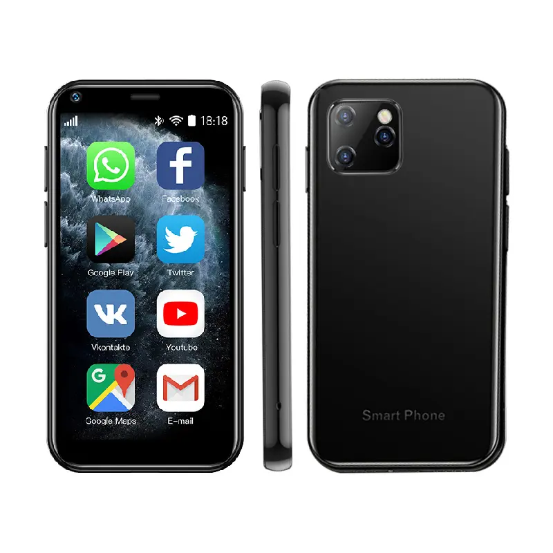 Soyes XS11 ponsel Super kecil, ponsel Android 8.1 dengan layar sentuh dan Wifi GPS