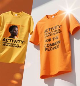 Camisetas Promocionales Económicas de Licra/Poliéster Twill para Publicidad, Impresión por Transferencia de Calor, Blancas, Personalizadas, Extra Grandes, Transpirables - Product Image 2