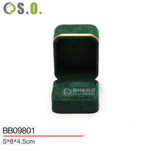 Custom Multi-Color Velvet <b>Jewelry</b> Box Set for Weddings Elegant Vintage Luxurious Gift Packaging for Necklaces - Product Image 2