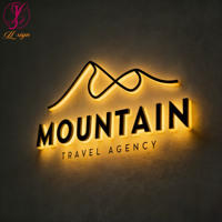 Enseigne lumineuse LED blanc chaud pour salon de beauté, lettres lumineuses, logo d'entreprise, enseigne de marque, logo d'entreprise personnalisé pour décoration murale
