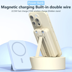 พาวเวอร์แบงค์แม่เหล็กไร้สาย PD 22.5w ความจุ 10000mAh พร้อมที่วางโทรศัพท์และหน้าจอแสดงผลดิจิตอล กำลังขายดี - Product Image 5