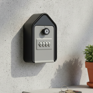 Boîte <span class=keywords><strong>à</strong></span> clés secrète murale G25 en alliage d'aluminium résistant aux intempéries avec serrure <span class=keywords><strong>à</strong></span> <span class=keywords><strong>code</strong></span> <span class=keywords><strong>à</strong></span> 4 chiffres, organiseur de clés extérieur - Product Image 2