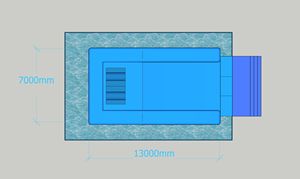 Nuevo Simulador de Surf Inflable, Fácil de Instalar, Inflable, Apto para Parques Acuáticos y Centros Comerciales <span class=keywords><strong>Flowrider</strong></span> - Product Image 6