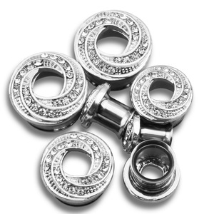 Alisouy Fashion, 2 uds., escariador de túnel de <span class=keywords><strong>oreja</strong></span> de acero inoxidable, dilatadores de <span class=keywords><strong>oreja</strong></span>, medidores, expansor de Camilla colgante, para el cuerpo Piercing, <span class=keywords><strong>oreja</strong></span> 6mm-16mm - Product Image 2