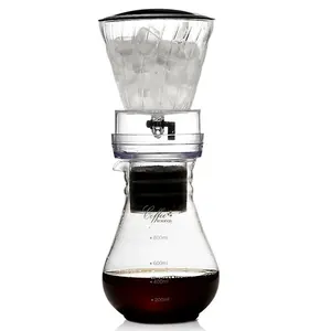 600毫升800毫升高品质玻璃冰滴咖啡壶可调冷冲泡咖啡具茶具配件