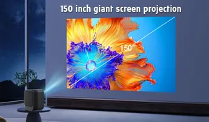 Venda quente OEM Barato Mini Portátil Projetor de Bolso 3D Full HD 4K LCD Projeção 130ANSI Lumens Home Theater Projetor