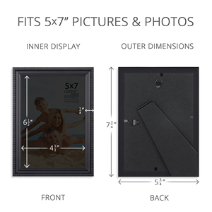 Marco de fotos de plástico personalizado PS 8X10 Marco DE FOTOS negro de nuevo estilo para colgar en la pared Hecho de madera producción directa de fábrica - Product Image 2