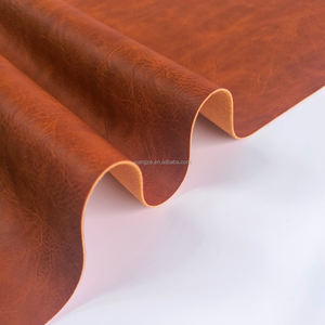 Cuir synthétique PU artificiel à motif Crazy Horse lisse personnalisé pour matériaux de chaussures - Product Image 2