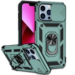 เคสโทรศัพท์แบบเลื่อนปิดหน้าจอ 360 OEM ODM สำหรับ iPhone 7/8plus 11 XS XR 13 12 Xs Max พร้อมวงแหวนป้องกัน 3in1 - Product Image 2