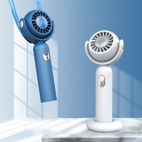 Ventilateur portable électrique rechargeable sur pied pour extérieur, mini ventilateur de refroidissement en plastique à chargement USB – Offre spéciale