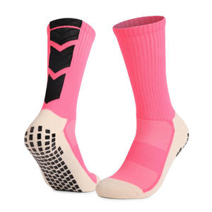 Wholesale Custom <b>Grip</b> <b>Socks</b> Mens Crew Football <b>Socks</b> Anti Slip Terry Cushion Sole Breathable Basketball Running Sports <b>Socks</b> - Product Image 2