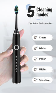 38000 Course/Min 5 Modes brosse à dents électrique à piles écologique élégant 2025 fabricants - Product Image 6