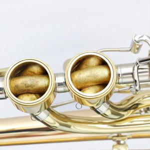 Trombones Focustyle Laque d'Or <span class=keywords><strong>Trombone</strong></span> Cloche en <span class=keywords><strong>Cuivre</strong></span> Doré <span class=keywords><strong>Trombone</strong></span> Bb/F/D/Ab Tone - Product Image 3