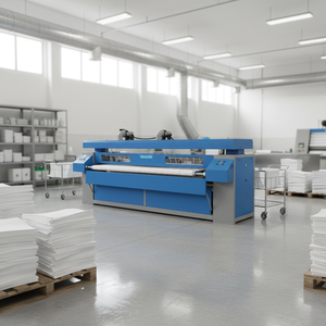 Machine à repasser industrielle automatique à gaz en acier inoxydable pour draps de lit, vente en gros <span class=keywords><strong>d</strong></span>'usine - Product Image 5