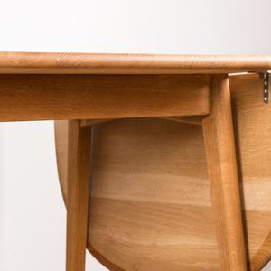 Mesa de Comedor Extensible de Madera Maciza Estilo Rústico Danés - Product Image 3