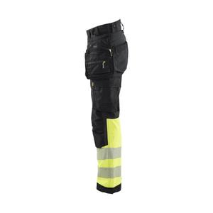 BLAKLADER - 711425139933C50 Pantalón Softshell Hi-Vis Mujer Negro/Amarillo-EAN 7330509879863 ROPA DE TRABAJO DE 2017 - Product Image 4