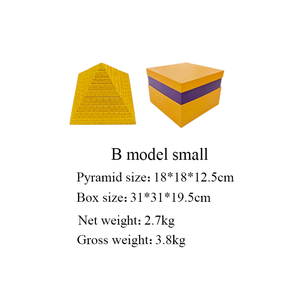 Pirámide de Iones Negativos ECAMAZ, Decoración de Campo Magnético Feng Shui para Oficina y Carrera, Adornos para el Hogar y la Ciudad - Product Image 2