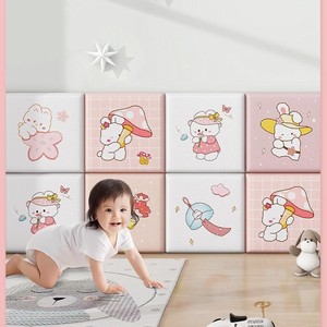 Cartoon Wall Panel XPE Square Children's Rooms Durable Self Adhesive Decorative Protection - Product Image 5
