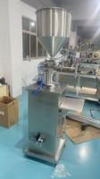 Machine de remplissage pneumatique à piston pour crème cosmétique, pâte épaisse, shampoing, savon liquide, flacons et pots de 50 à 500 ml