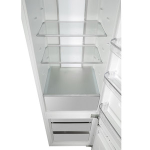 Refrigerador Compacto para Cocina de Hotel, Apartamento, Refrigerador de Doble Puerta con Congelador Superior, Refrigerador Empotrado para el Hogar - Product Image 2