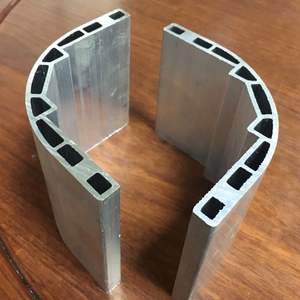 Perfil de Extrusão de Alumínio Revestido Branco para Tubo de Persiana Hidrofoil - Product Image 3