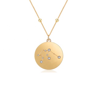 Belle Gioielli di Moda Unisex 925 Sterling Silver Pendente Della Collana per le donne con il segno Zodiacale di Disegno - Product Image 3