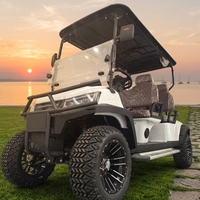 Nouvelle Voiturette de Golf Électrique LSV 6 Places Homologuée Route 2026, Batterie Lithium 60V, Buggy Rehaussé, Certifiée DOT CE, Freins à Disque Avant
