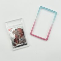 Protector de Parachoques de TPU con Panel Trasero Transparente Brillante con Degradado Mixto para Tarjetas Graduadas PSA