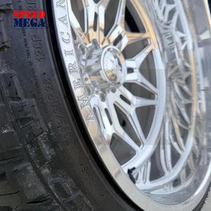 Rines Forjados de Aleación de Aluminio con Borde Pulido Profundo 6x139.7 8x165.1 8x170 para Camionetas Ford F150 GMC Silverado 2500 3500 Ram - Product Image 4