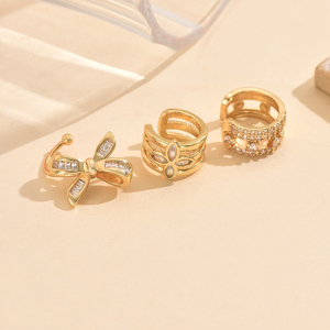 Gros Lot De Boucles D'oreilles Sans Piercing a La Mode Boucles D'oreilles Clip-on Fashion Vente En Gros - Product Image 3