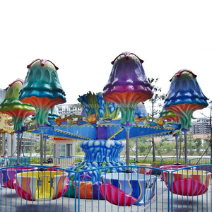 Manèges de carnaval en plein air Équipement de machine d'attraction de fête foraine Remorque portable Rotation Rotative Balançoire Méduse Manèges - Product Image 6