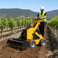 Minipala Gommata Universale S480 con Motore Diesel da 15,2 kW, Emissioni Euro 5, per Uso Agricolo, Portuale e Aeroportuale