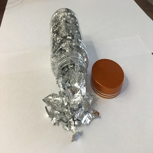 Золотые хлопья, листовой кусок, серебряная медь, ломающий лист, хлопья для ногтей, в технике отливки фрагментов листового золота - Product Image 4