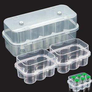 Boîte d'emballage en plastique recyclable pour flacons de peptides, vente en gros OEM, haute qualité, pour poudre lyophilisée 3ml-20ml, réactif - Product Image 1