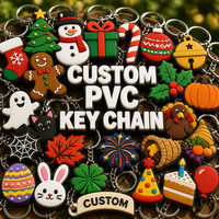Porte-clés en PVC, styles variés, logo personnalisé, breloque fitness en PVC souple, commande en gros, faible MOQ, prototype rapide, directement de l'usine en Chine