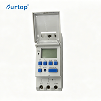 Interruptor de Tiempo Digital Programable de Riel DIN con Pantalla LCD Premium para Automatización Industrial y Doméstica