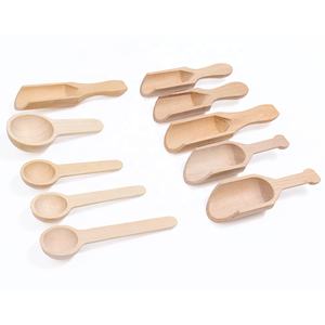 Cuchara de Café de Madera Ecológica Personalizada de Alta Calidad <span class=keywords><strong>para</strong></span> Viajes, Uso en Sopa, Sal, Baño y Spa - Bordes Suaves <span class=keywords><strong>para</strong></span> Frascos de Exfoliante de Azúcar - Product Image 1