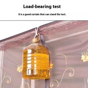 Moderno auto-assorbente magnete finestra schermo Anti-zanzara porta tenda con per Velcro per casa camera da letto estate poliestere rete - Product Image 5