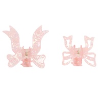 Pince à cheveux papillon style coréen simple pour femme, pince requin personnalisable avec logo, accessoire pour chignon arrière pour filles