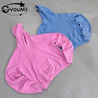YOUMI ODM/OEM Sweat à capuche personnalisé avec logo, 100% coton, délavé à l'acide, série High Street, effet vieilli, style vintage