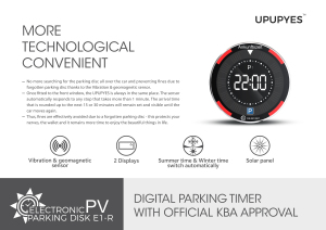 Upupyes E1 năng lượng mặt trời tự động đậu xe Đĩa xe điện tử đậu xe đĩa năng lượng mặt trời với sự chấp thuận - Product Image 6