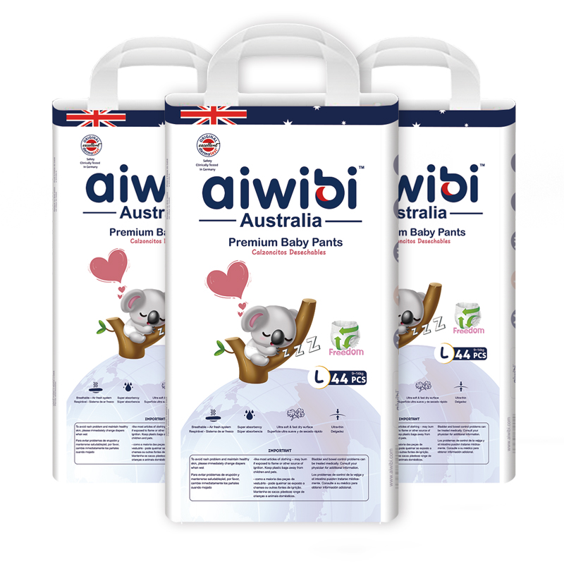 Aiwibi бренд премиум качества o-24 месяц a b класс одноразовые подгузники по уходу за ребенком подгузники/подгузники брюки для продажи в качестве сырьевого материала AWB19